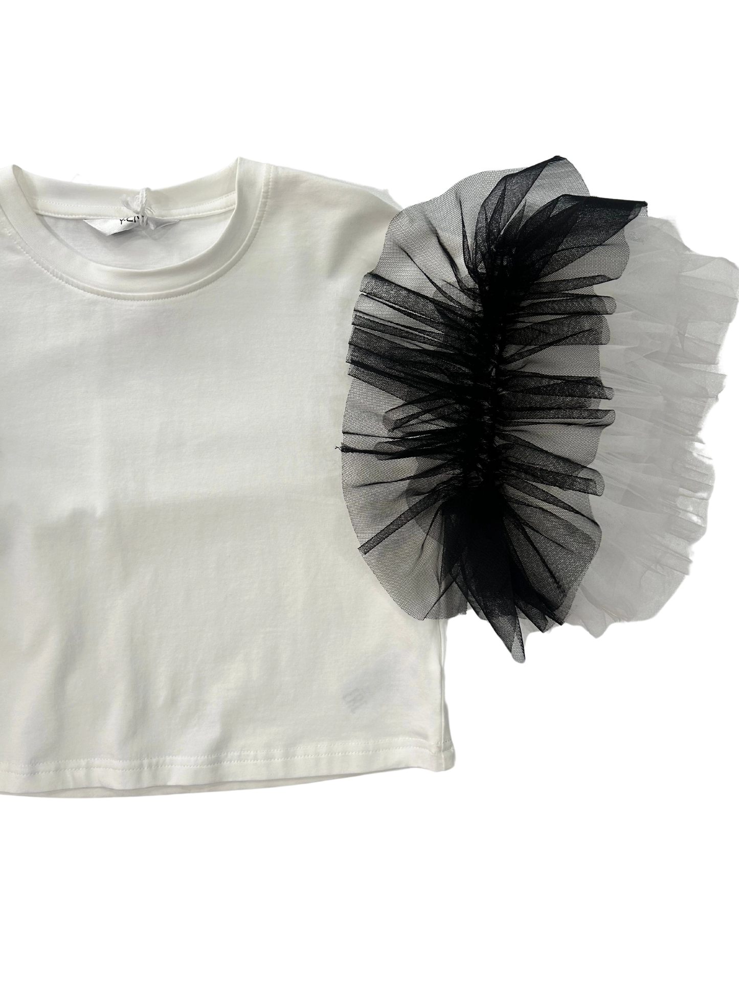 T-shirt con tulle
