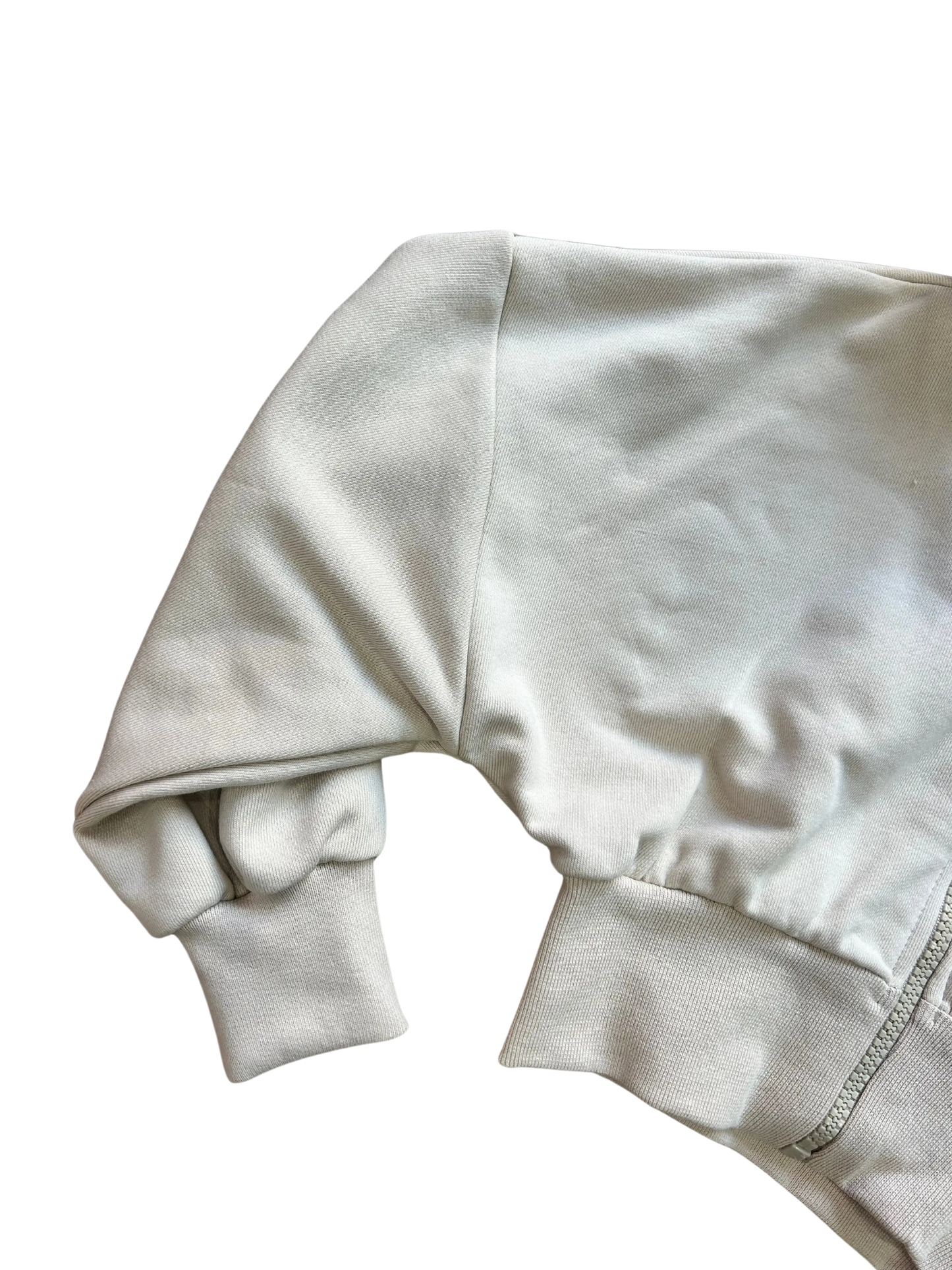 Felpa crop in cotone