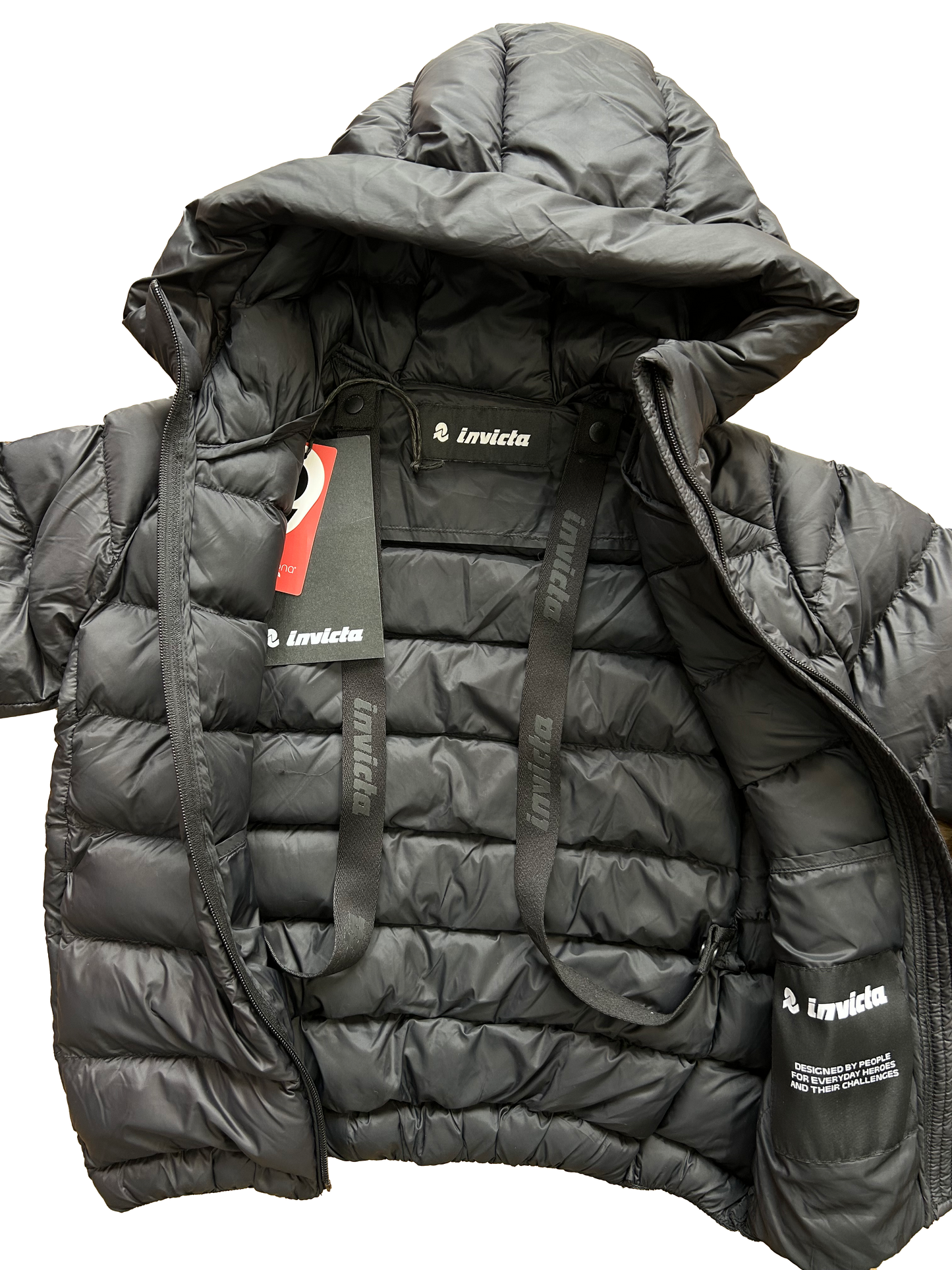 Piumino Invicta nero