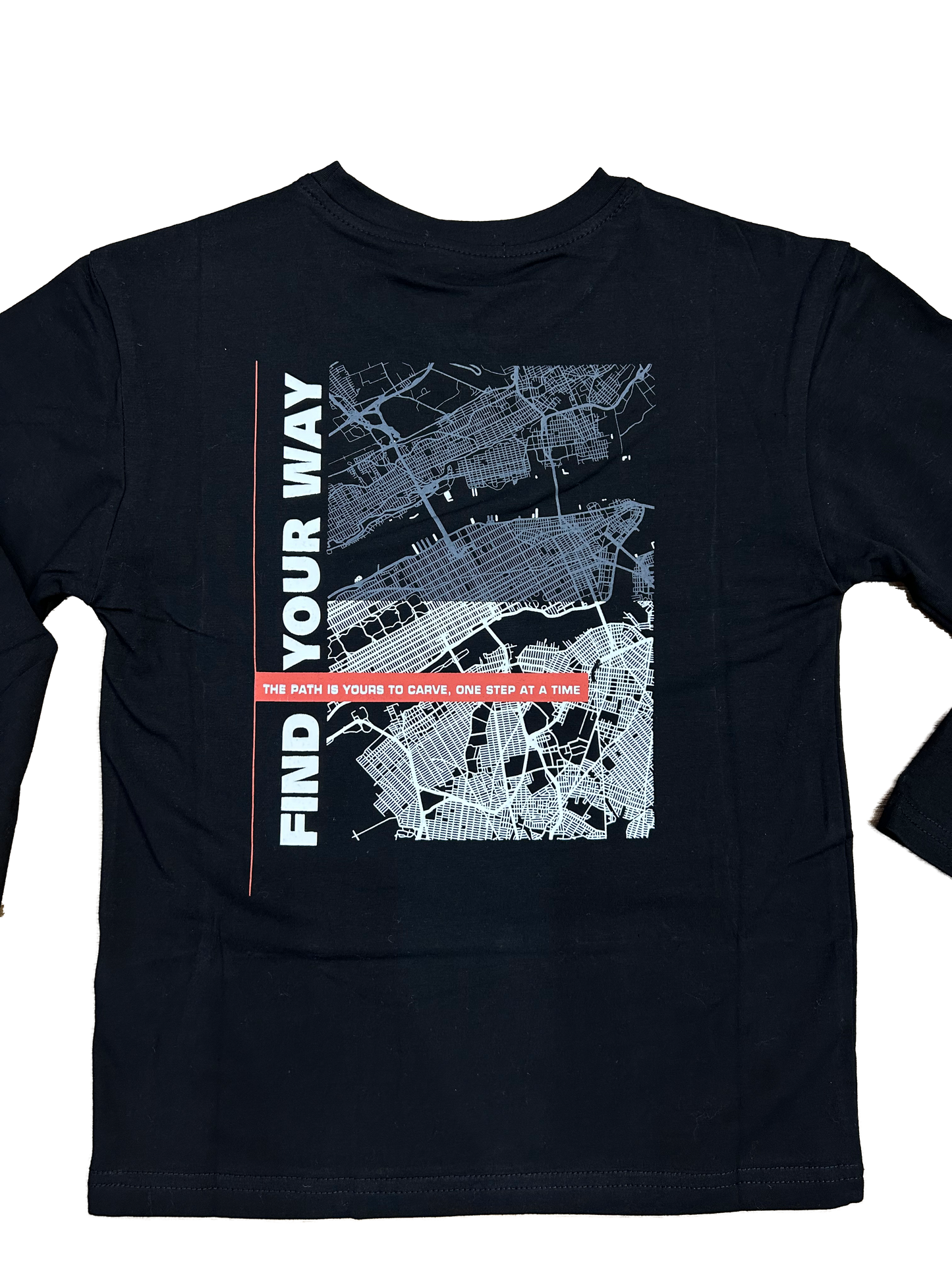 Shirt nera stampa fronte/retro