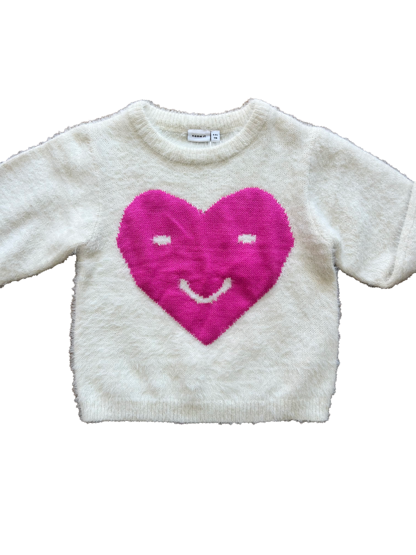 Maglioncino peluche cuore