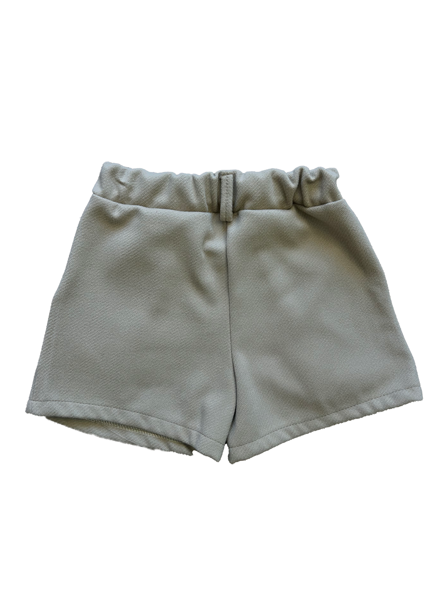 Pantaloncino panno beige