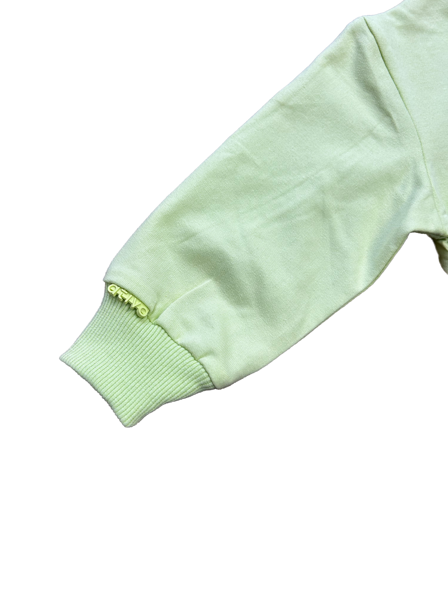 Felpa stampa smile verde