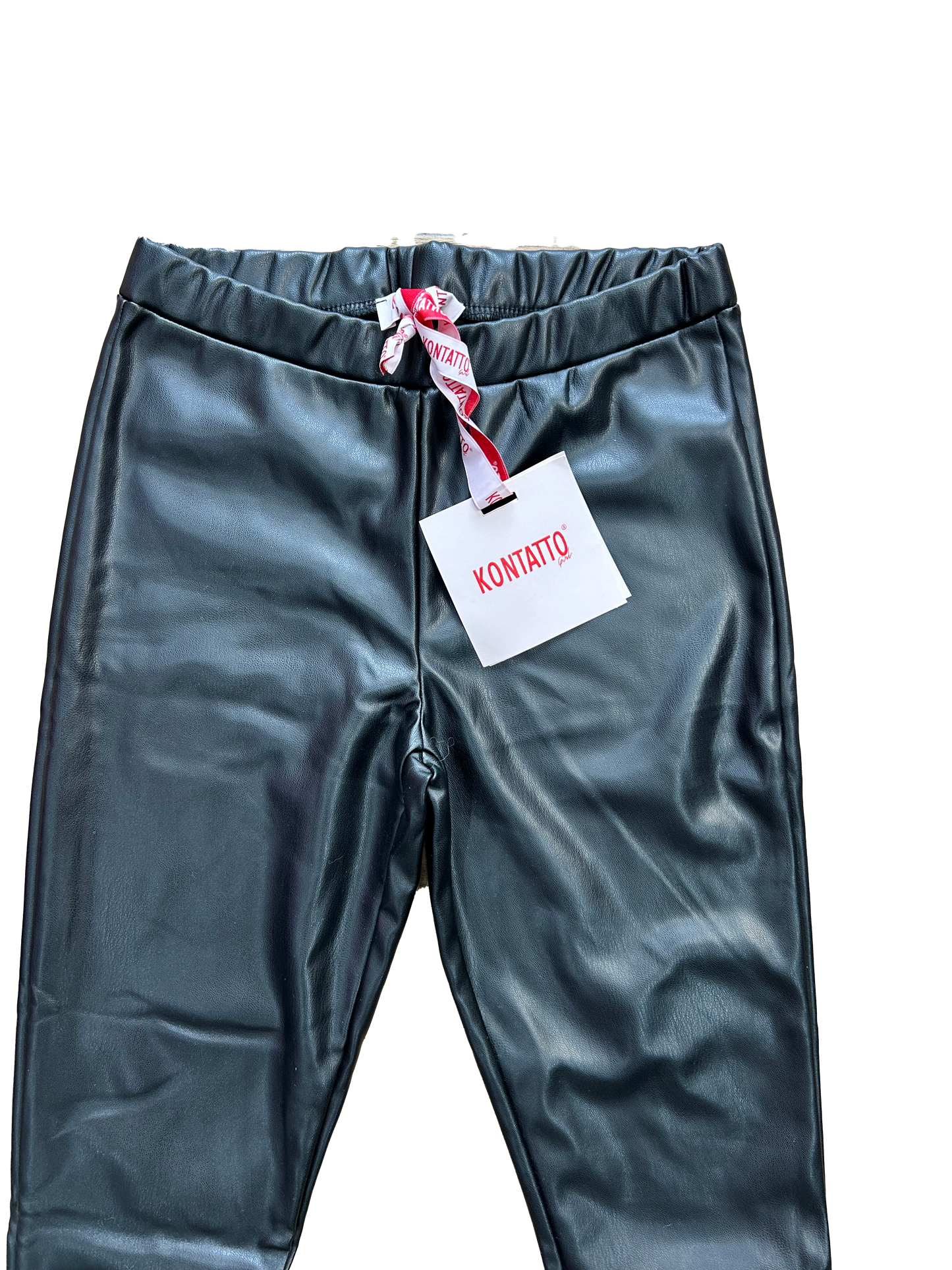 Leggins ecopelle nero