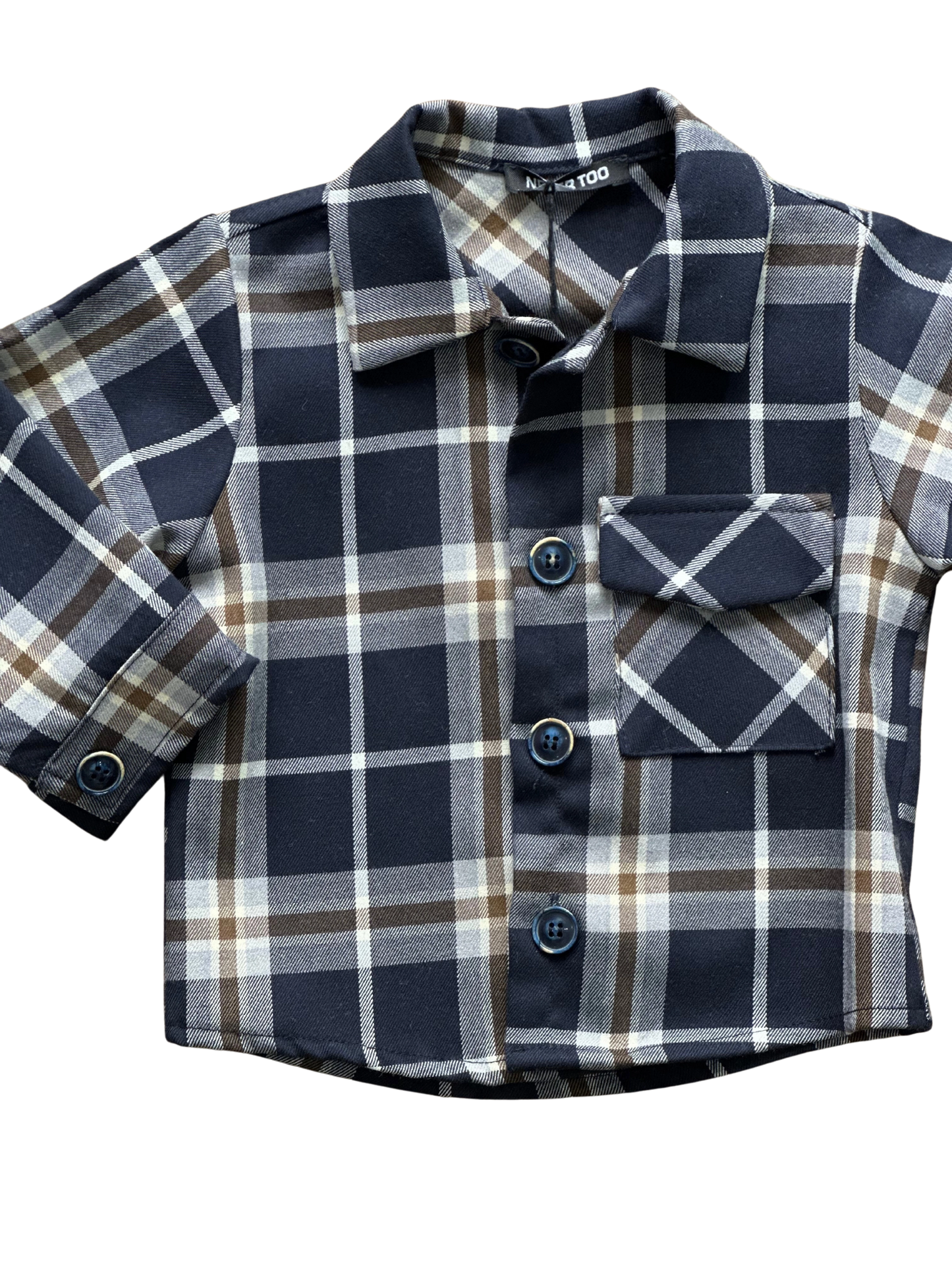 Camicia quadri never too