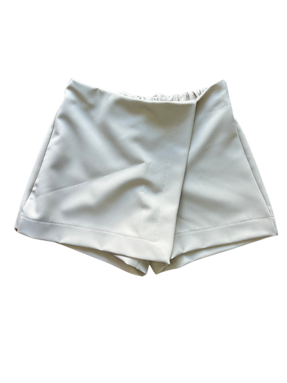 pantagonna beige chiaro con elastico sul retro per bambina e ragazza