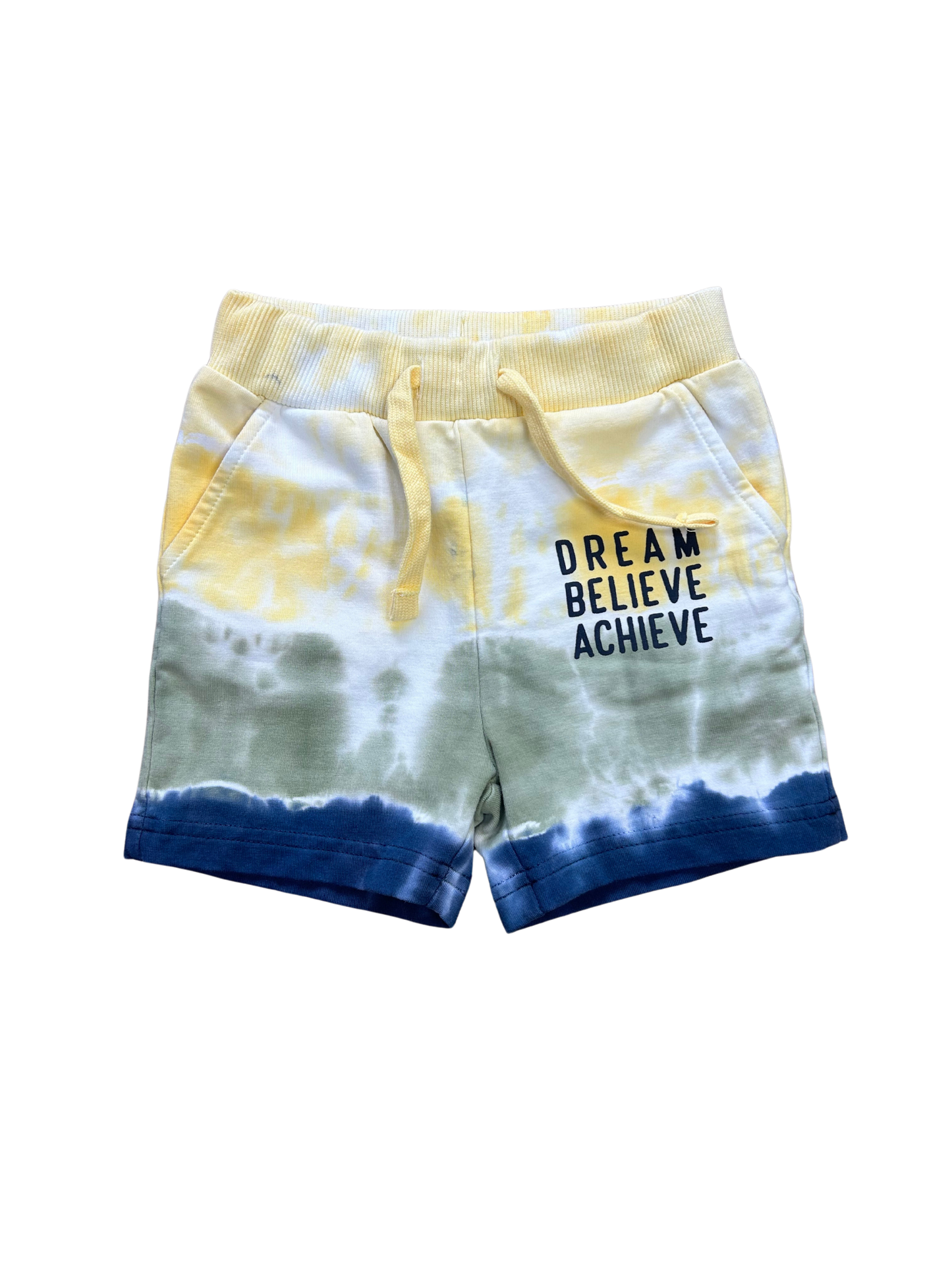 bermuda sportivo nameit multicolore giallo per bambino