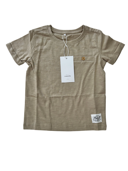 T-shirt basic cotone fiammato