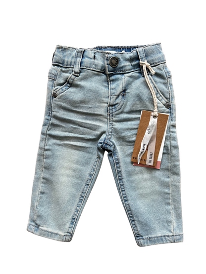 jeans modello sabbiato per neonato e bambino