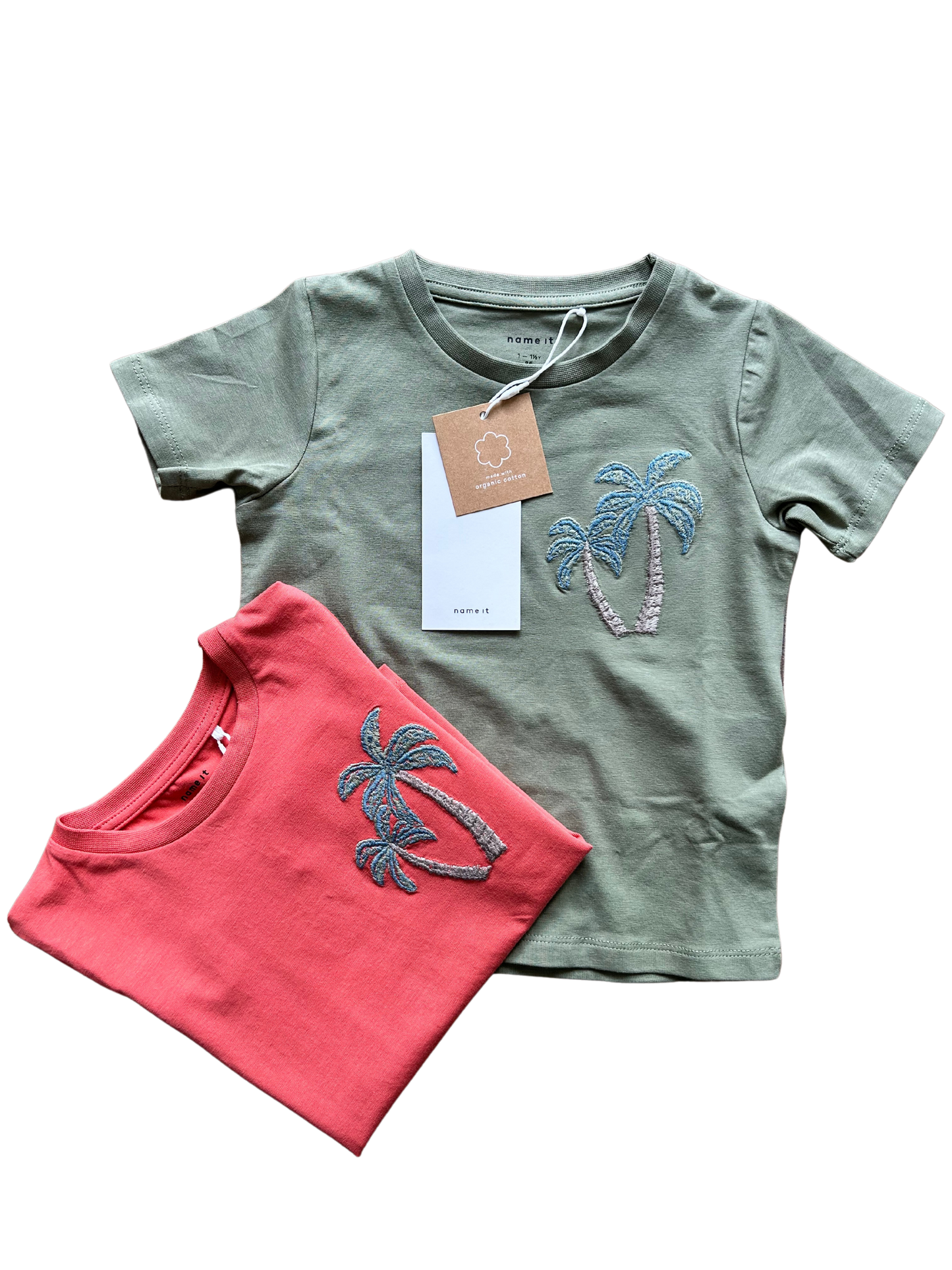 T-shirt con palme aragosta