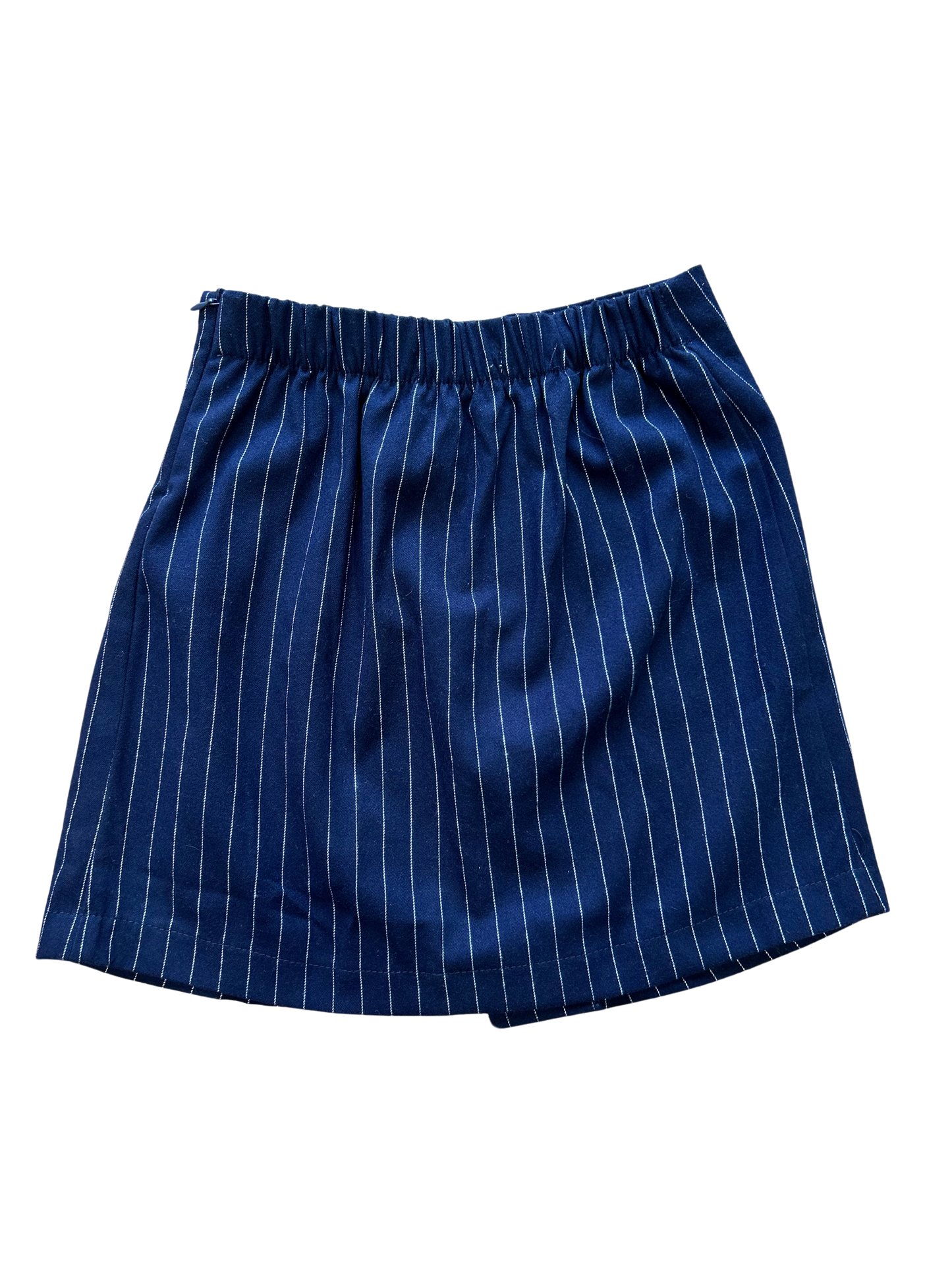 Completo panciotto e gonna gessato