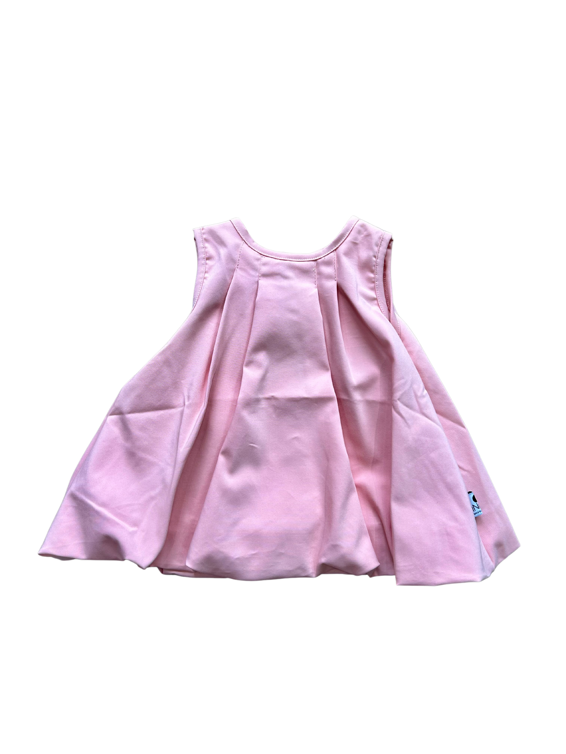 abito a palloncino color salmone per neonata e bambina
