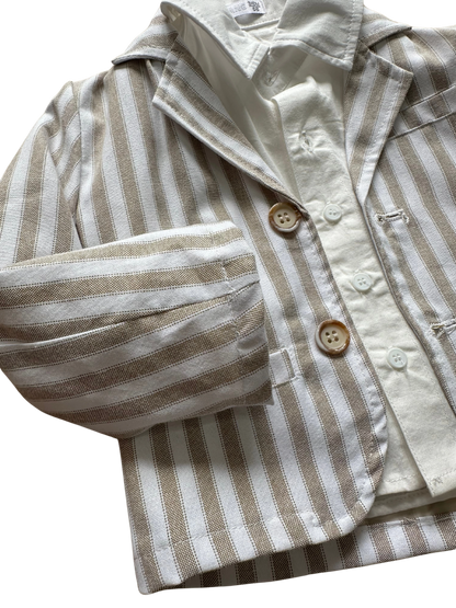 Abito a righe neonato