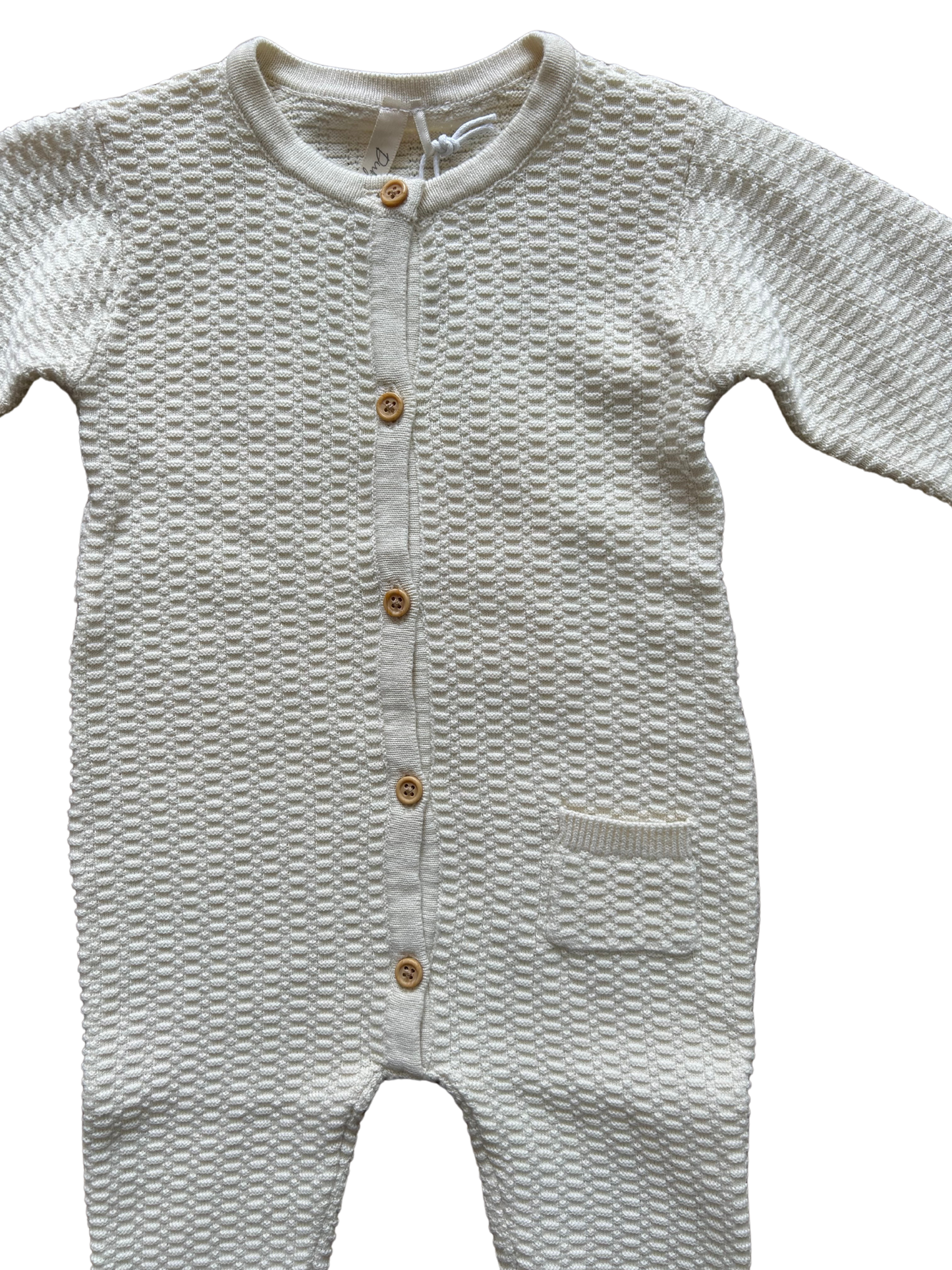 Tutina unisex bianco sporco