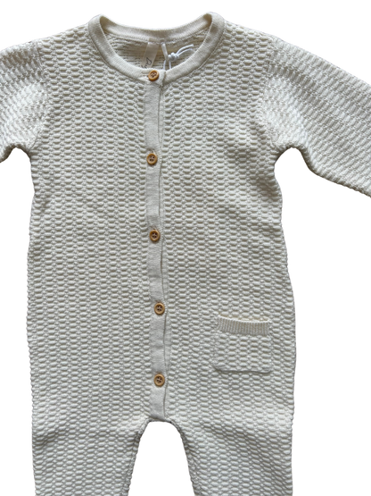 Tutina unisex bianco sporco