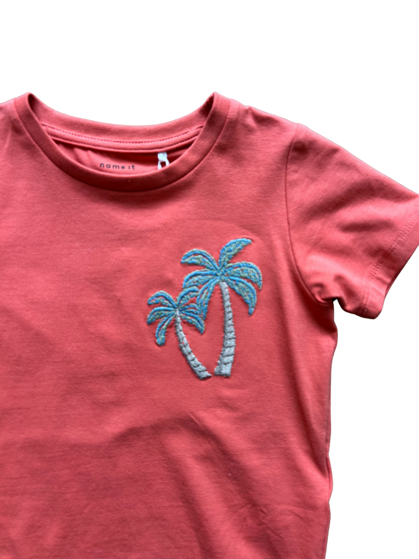 T-shirt con palme aragosta