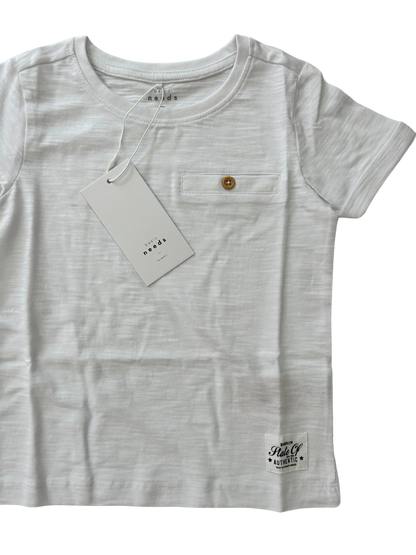 T-shirt basic cotone fiammato