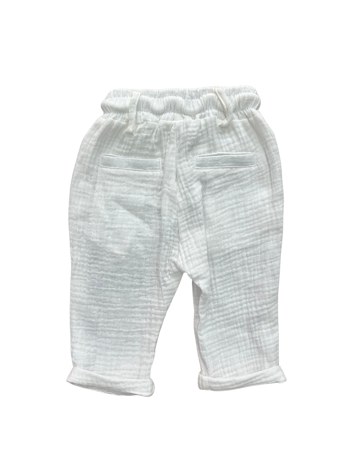 Pantalaccio in mussola di cotone