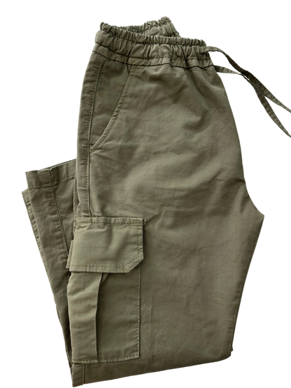 Pantalone cargo in cotone