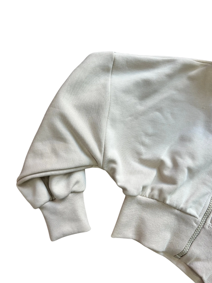 Felpa crop in cotone