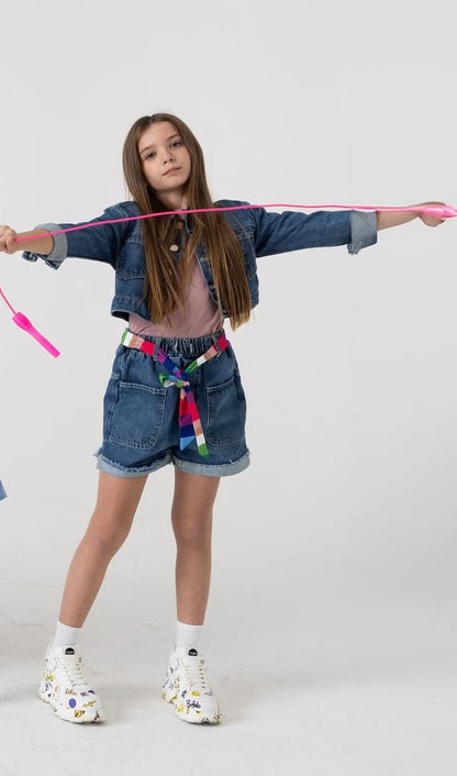 coordinato in jeans bimba