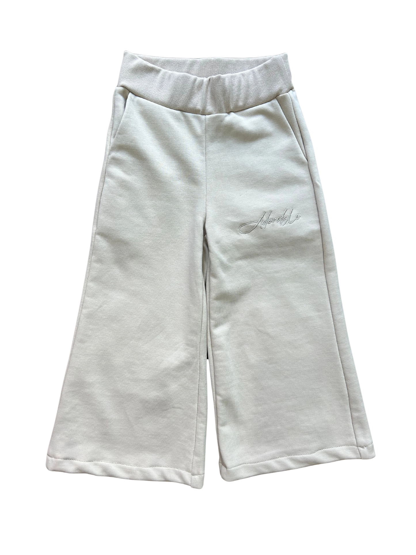 pantalone di tuta janice a palazzo per bambina da coordinare alla sua felpa