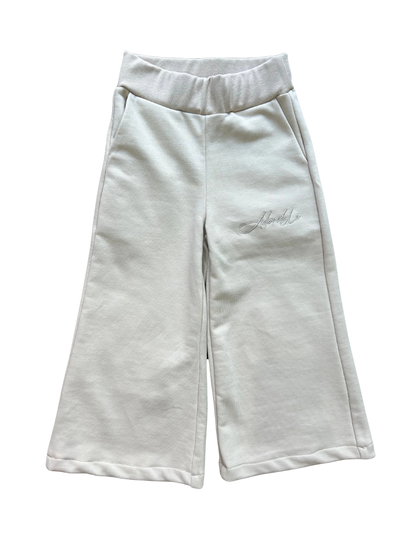 pantalone di tuta janice a palazzo per bambina da coordinare alla sua felpa