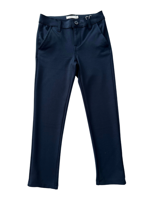 Pantalone blu elegante ma comodo per bambini e ragazzi