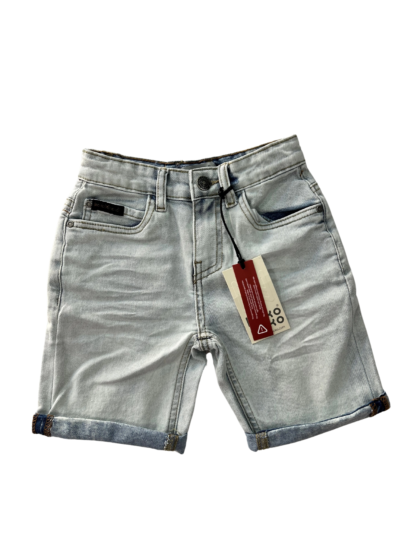 Bermuda in jeans lavaggio chiaro Koko Noko in sconto