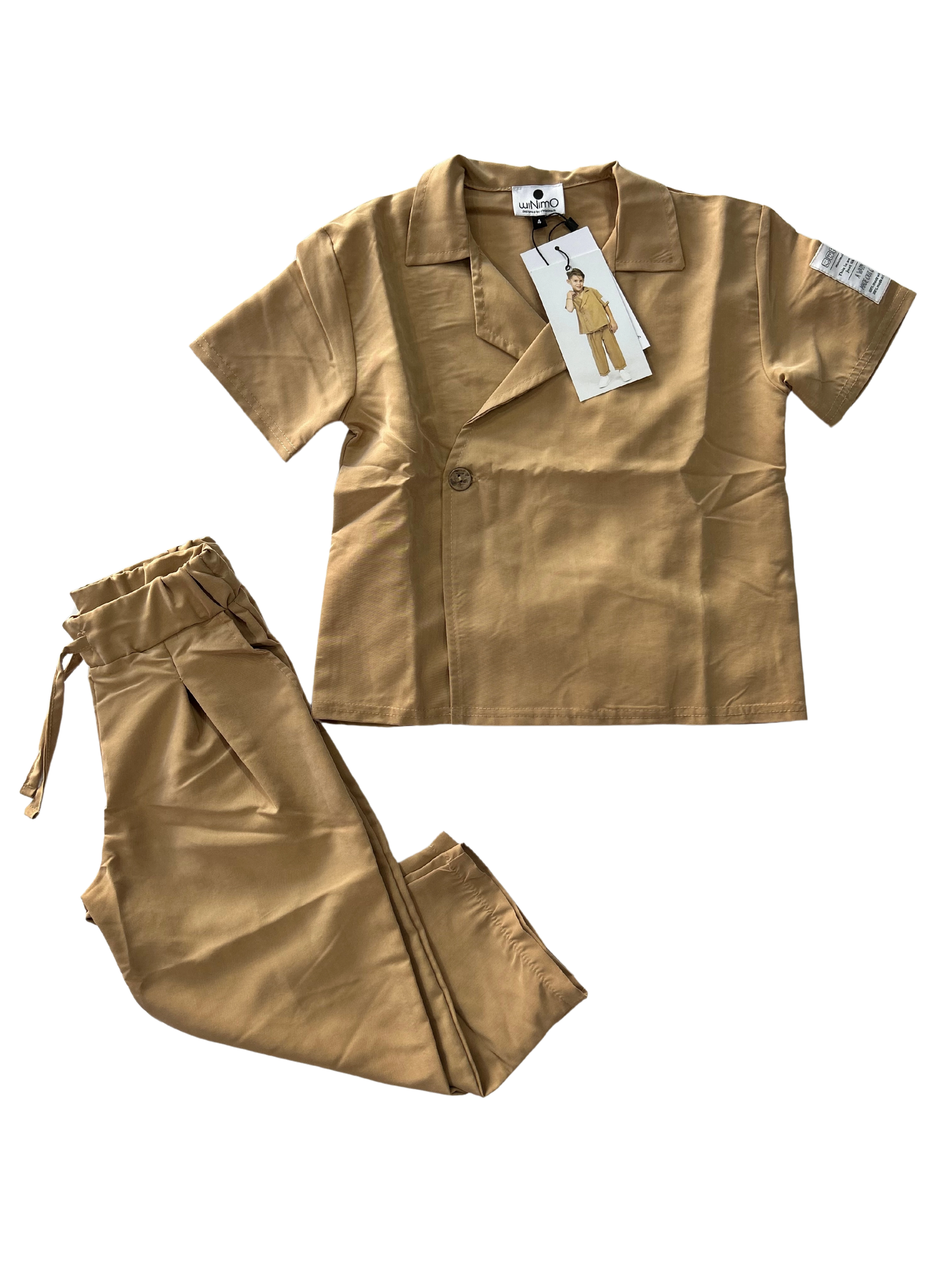 Completo in viscosa biscotto classico/sportivo per bambino in saldo