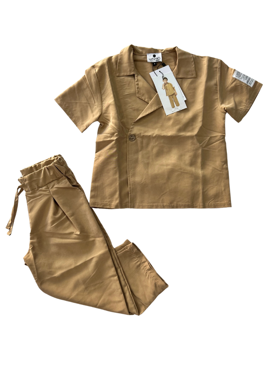 Completo in viscosa biscotto classico/sportivo per bambino in saldo