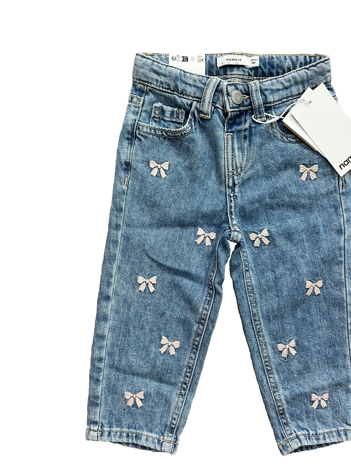 jeans baggy name it con ricami