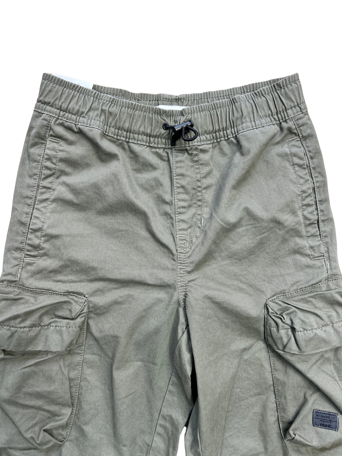 pantalone ragazzo name-it modello parachute verde militare abbigliamento per bambino napoli mariquita 