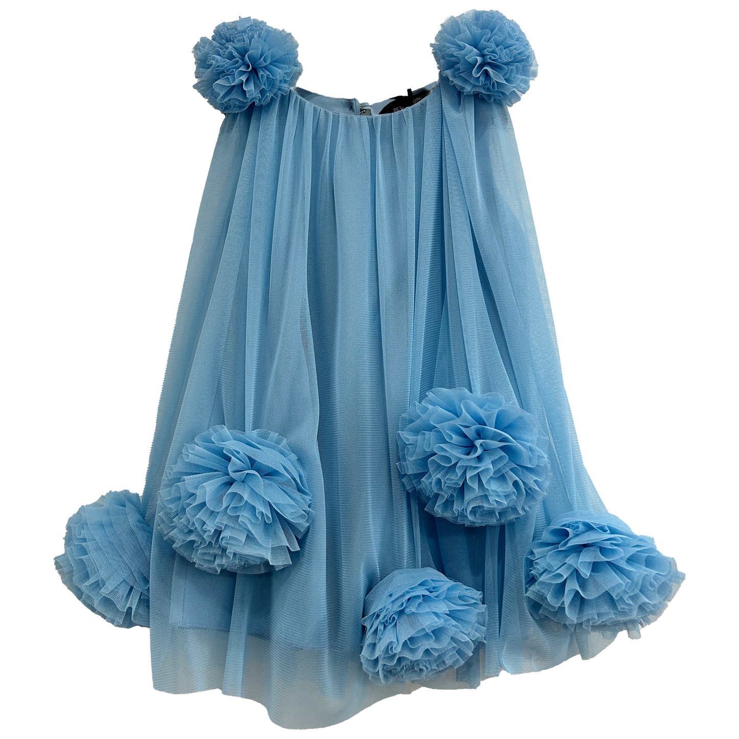 Abito tulle con peonie