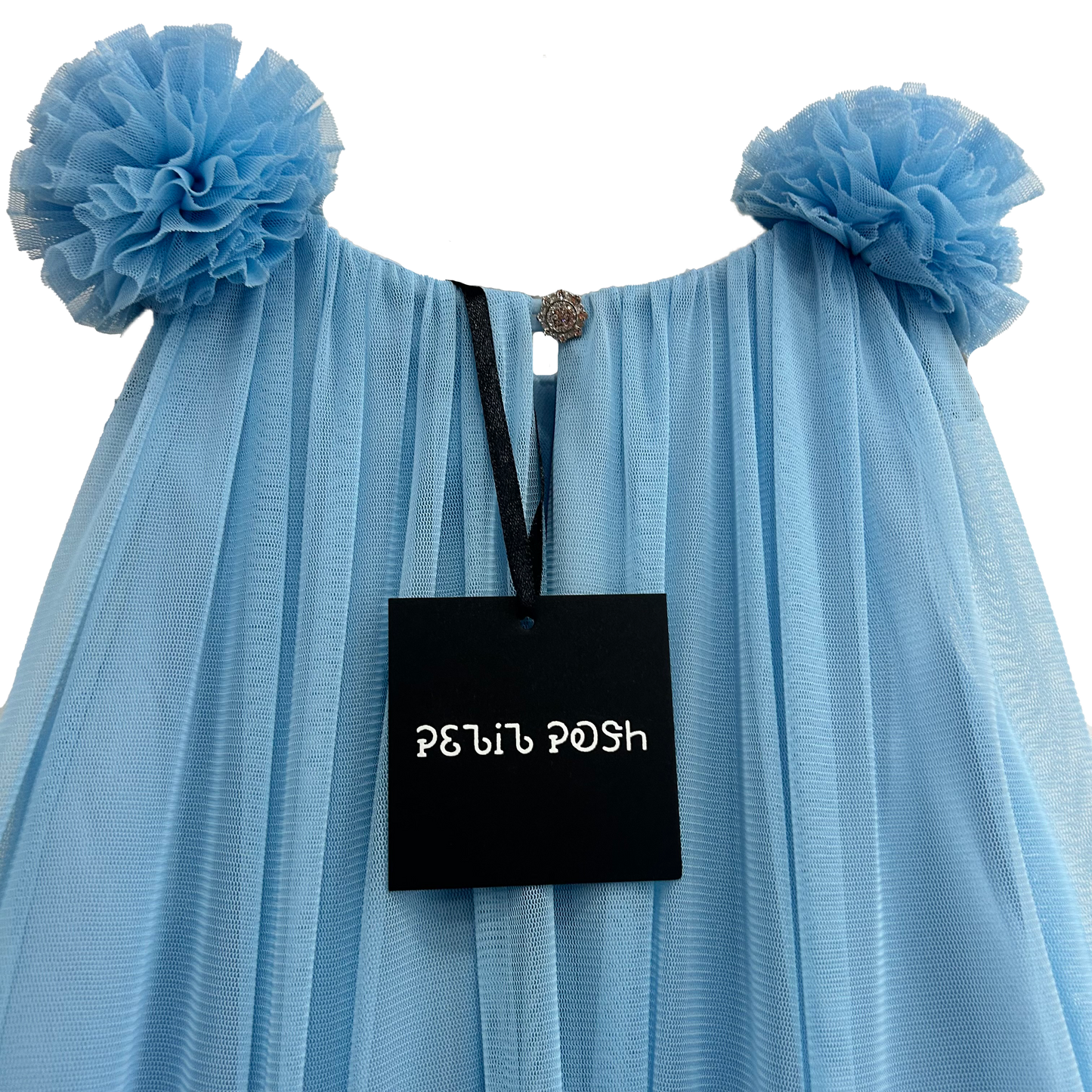 Abito tulle con peonie