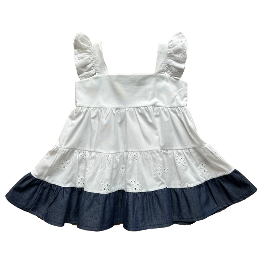 Abitino sangallo e denim