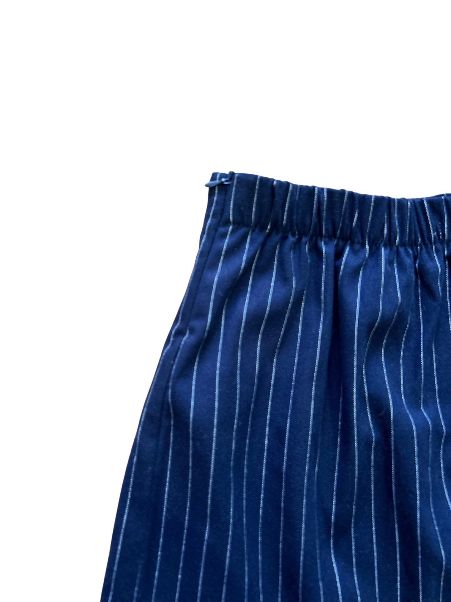 Completo panciotto e gonna gessato