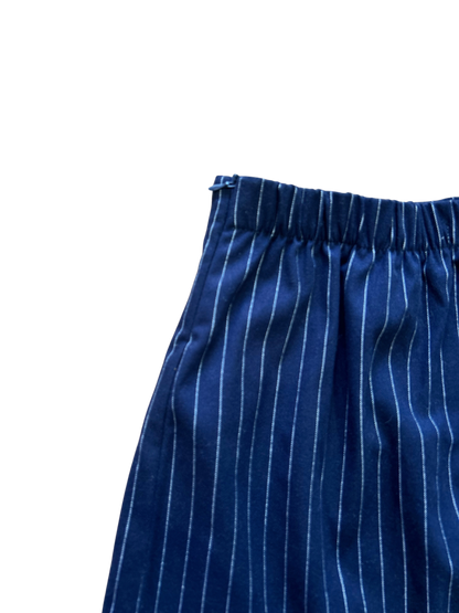 Completo panciotto e gonna gessato