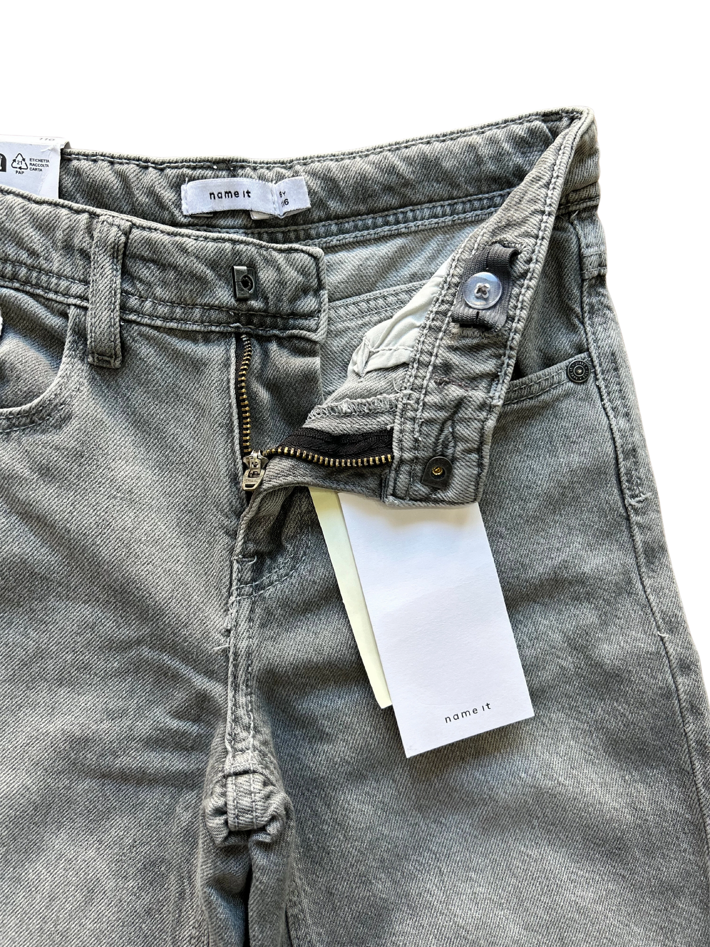 Jeans lavaggio grigio
