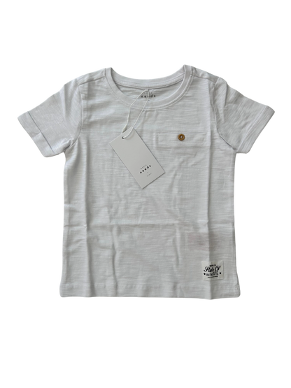 T-shirt basic cotone fiammato