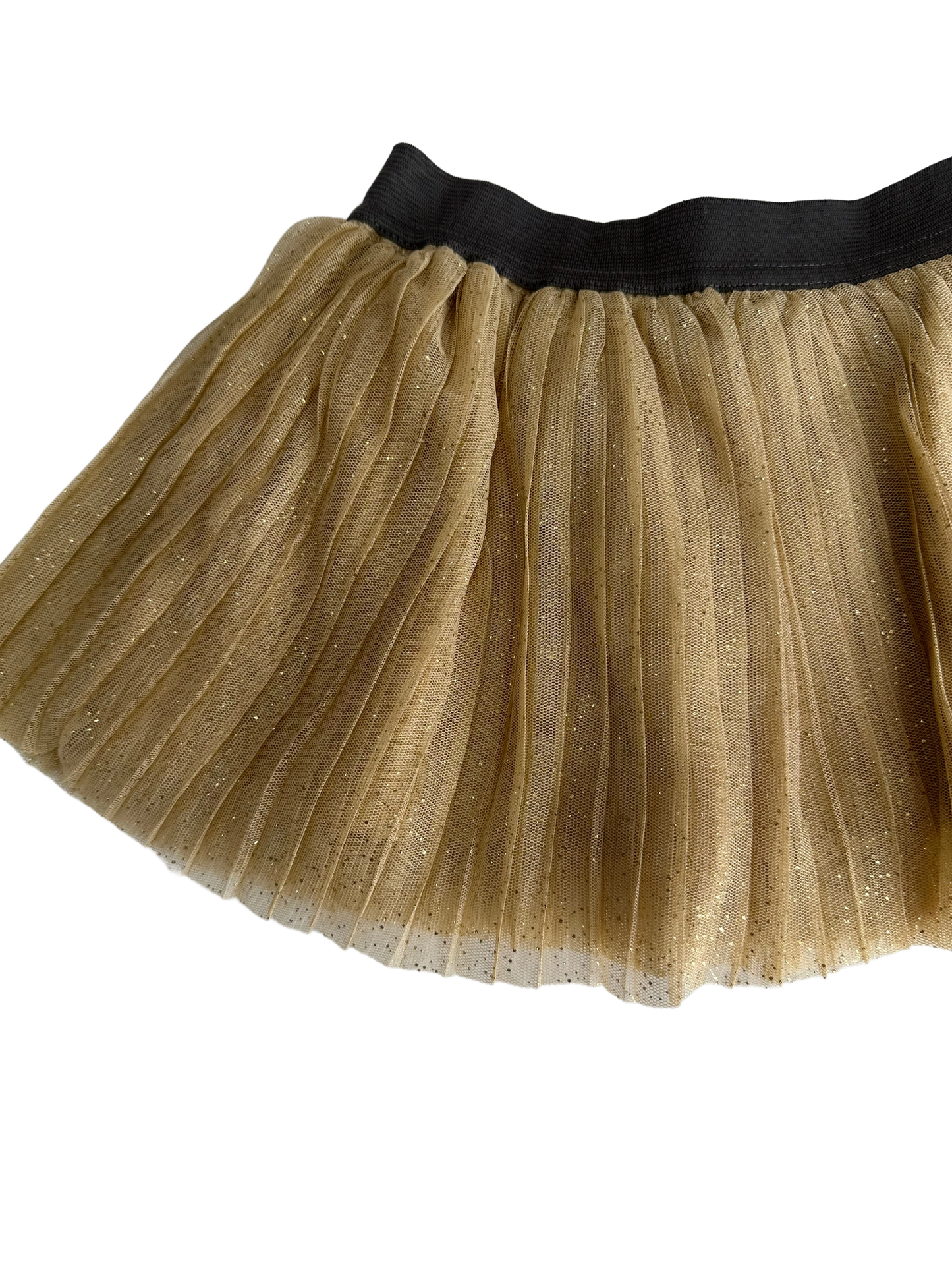 Gonna in tulle oro