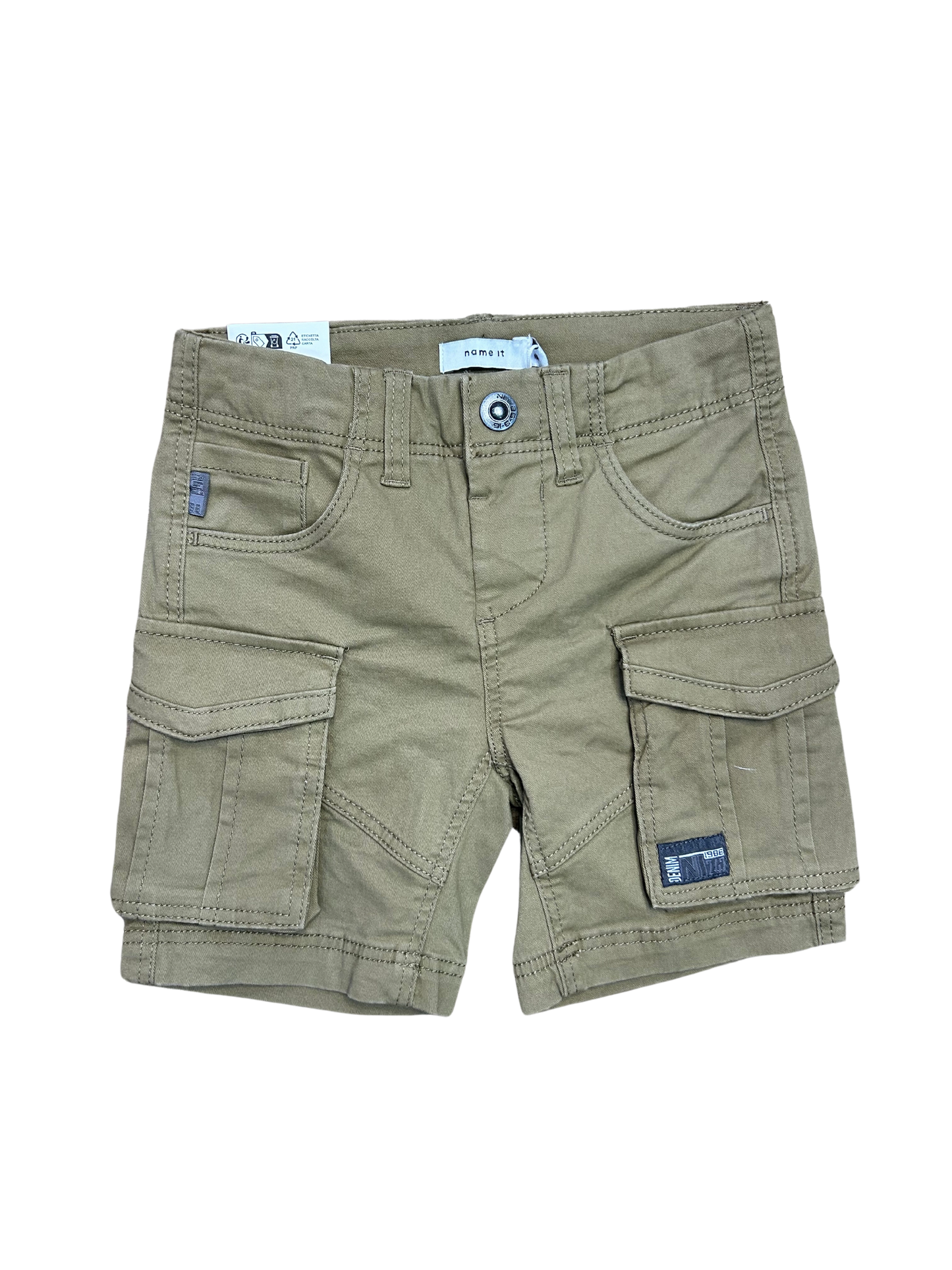 bermuda nameit cargo khaki per bambino e ragazzo