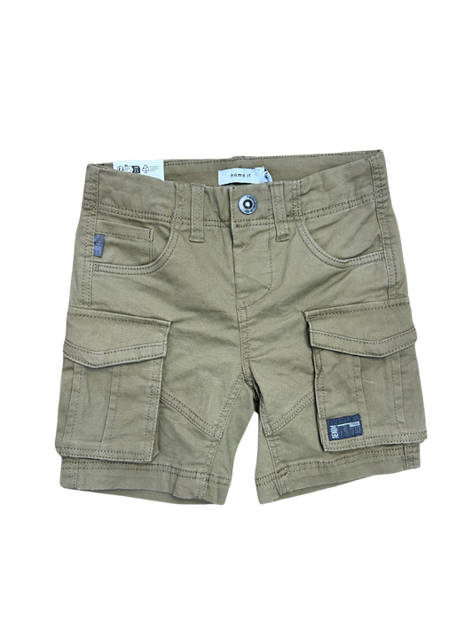 bermuda nameit cargo khaki per bambino e ragazzo