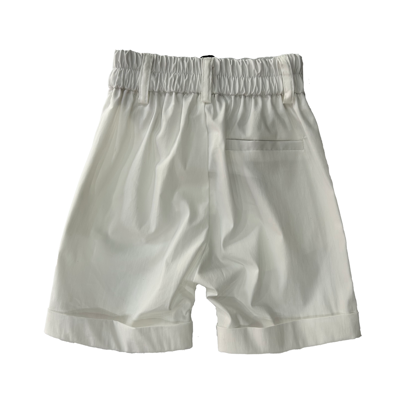 Bermuda bianco tasca a filo