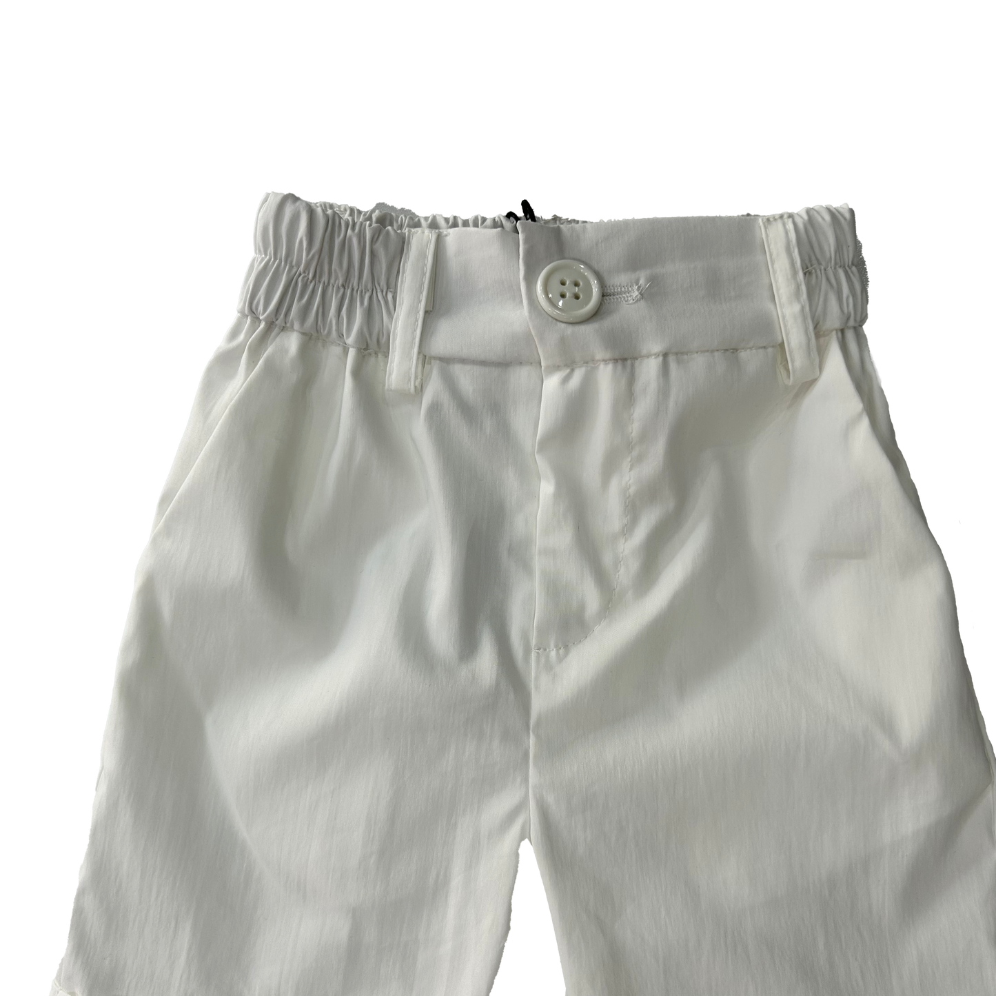 Bermuda bianco tasca a filo
