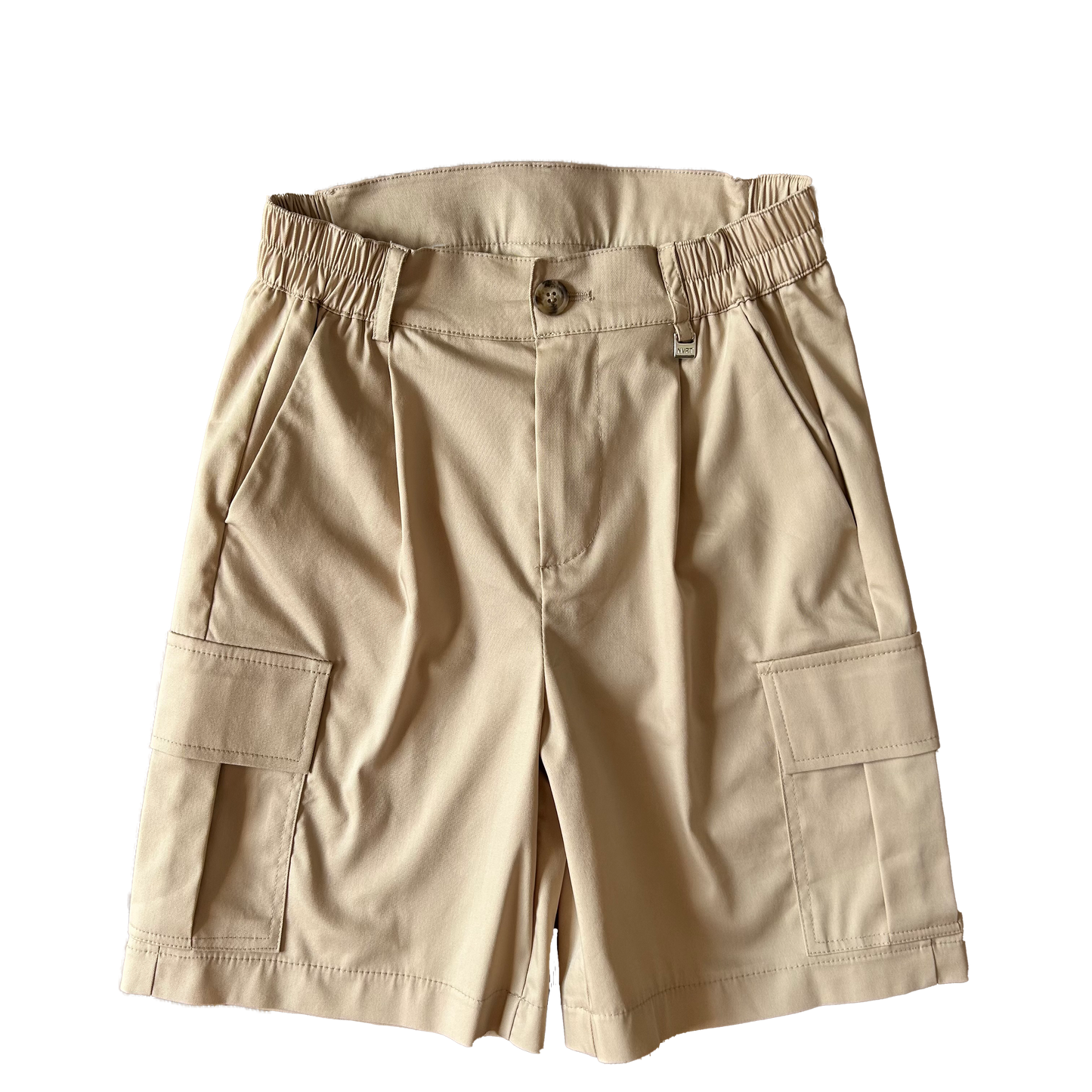 Bermuda beige con tasconi
