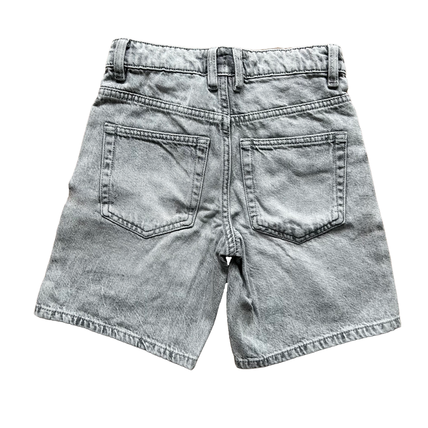 Bermuda jeans grigio chiaro