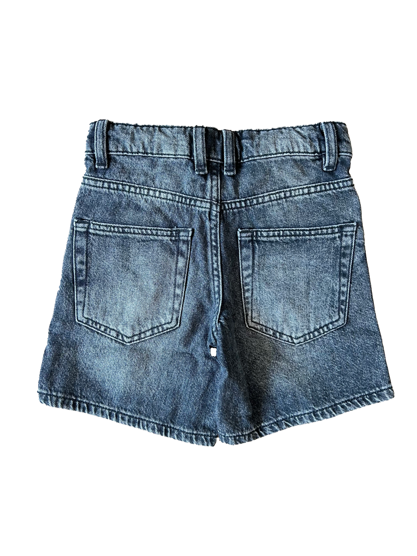 Bermuda jeans grigio scuro