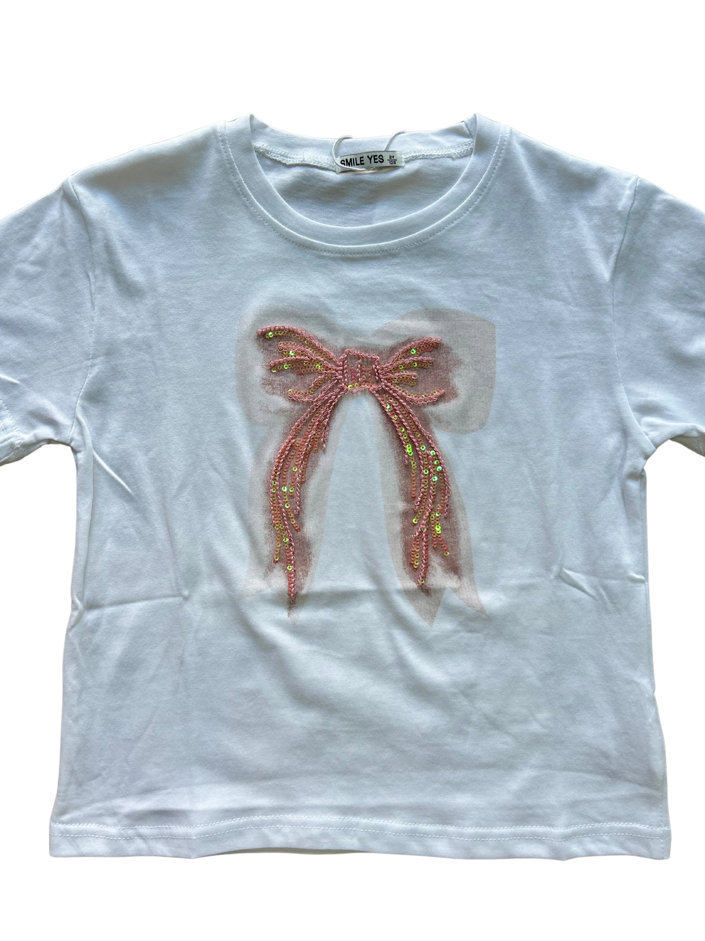 T-shirt fiocco bianca