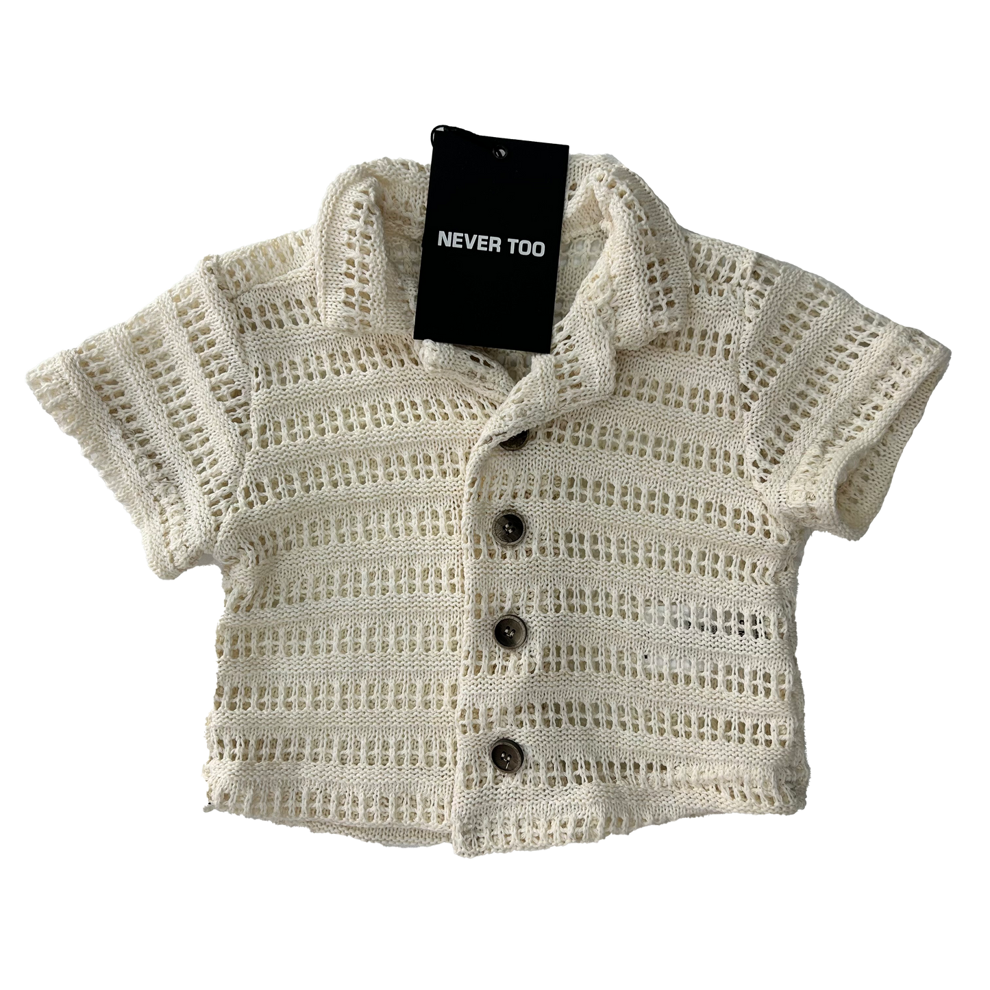 Camicia rete panna